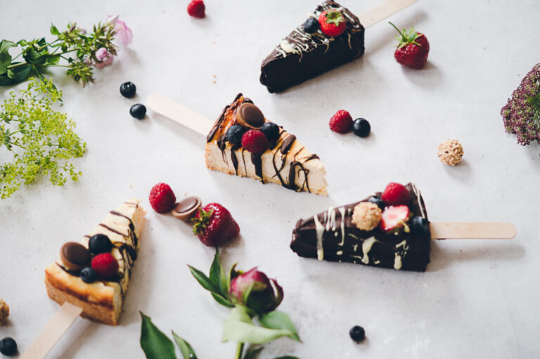 Käsekuchen am Stiel – Schwesternduett